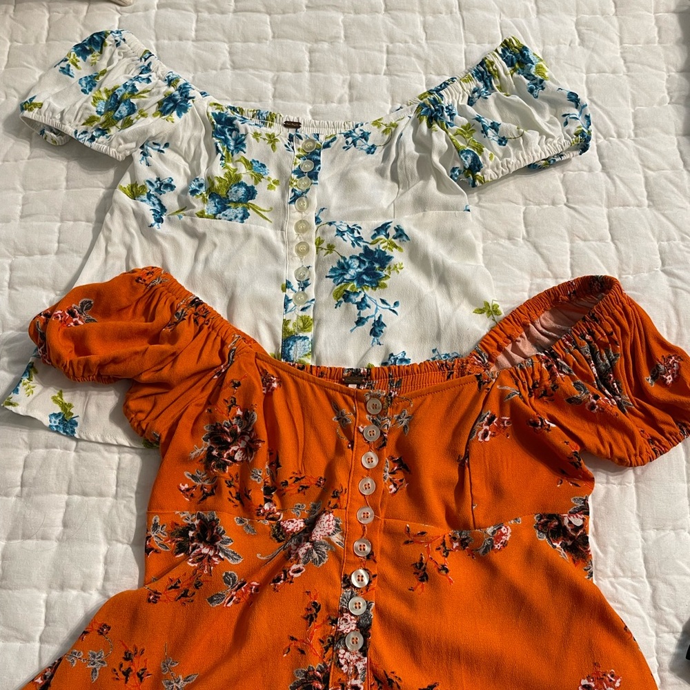 Free people off the shoulder blouse